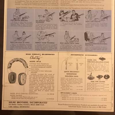Shure Franchise Dealer invite 'Easy Pickin's' 1966 image 7