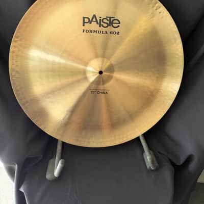 Paiste 22" Formula 602 Modern Essentials China Cymbal 2013 - 2006g - Serial #13055423 image 1
