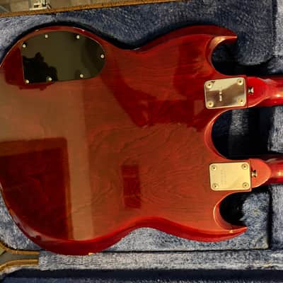 Ibanez Double Neck Electric Guitar 2402 1978 - Gloss Dark Red Wine Collector Grade image 21