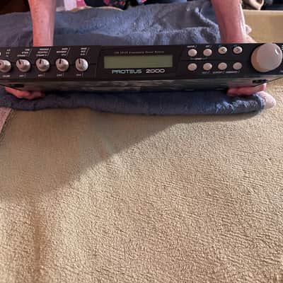 E-MU Systems Proteus 2000 Rackmount 128-Voice Sampler Module 1999 - Black W Rack Ears