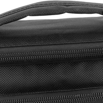 Portable Gig Bag Effect Pedalboard Carry Bag 18 x 9 x 3 Inch for Small Guitar Effects Pedal Board Black image 4