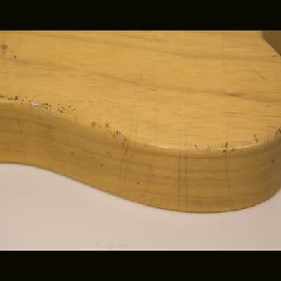 Guitar Mill T-Style Body / Swamp Ash / 3 lbs. 15 oz. / Nitrocellulose 'Nocaster Blonde' / Med. Relic (#GIN-4011) image 7