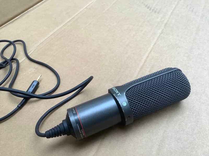 Sony ECM 737 stereo professional. condenser microphone Made in Japan image 1