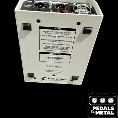 Two Notes Torpedo Captor X 8ohm Stereo Reactive Load Box / Attenuator 2020 - White - X21890 image 8