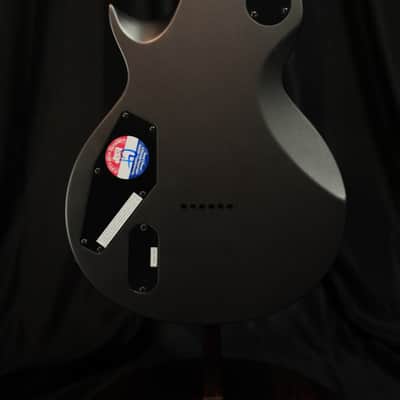 ESP LTD EC-1000 Baritone Electric Guitar 2025 - Charcoal Metallic Satin image 6