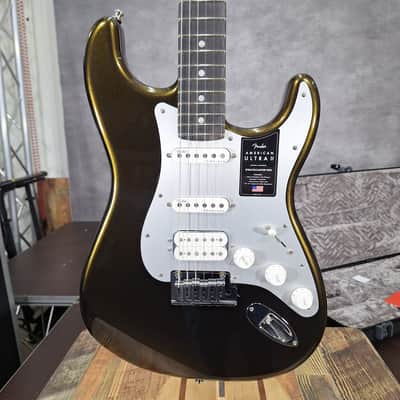 Fender American Ultra II Stratocaster HSS with Ebony Fretboard 2024 - Present - Texas Tea 7.9 pounds image 4