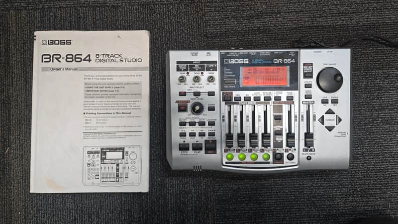 Boss BR-864 8-Track Digital Studio Recorder | Reverb