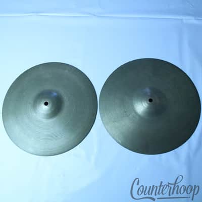 Zildjian 12" Hi-Hats 50s 523g/552g Thin Cymbals Vintage B20 Avedis A Matched Set image 1