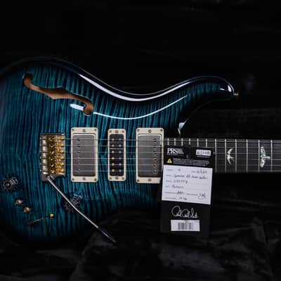PRS Special 22 Semi-Hollow Limited Edition Flame Maple 10-Top Cobalt Smoke Burst 2023 w/OHSC image 11