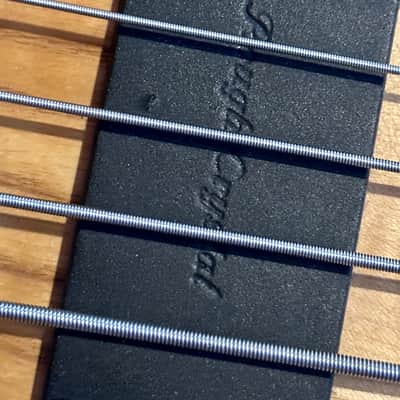 Phantom Mephisto 5 String active left handed lh Bass Open Swampash Ebony birdseye maple headstock lefty - Nature image 8