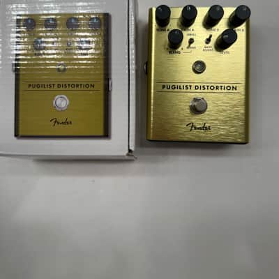 Fender Pugilist Distortion Guitar Effect Pedal + Box image 1