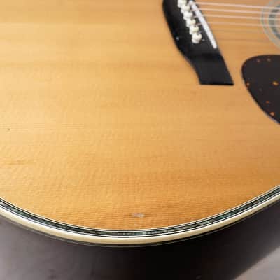 Suzuki Three S W-300 Acoustic Guitar MIJ 1977 Natural D-35 Style Vintage Japan w/ Hard Case image 9