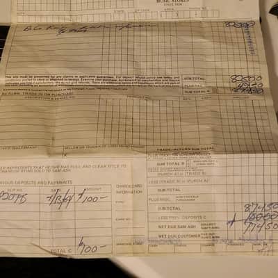 1984 B.C. Rich Bich guitar white Dimarzios Kahler 2-owners EXCELLENT condition Original Receipt!!! image 6