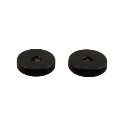 1 black metal Roller Knob for Fender Jazzmaster or Jaguar 6 mm
