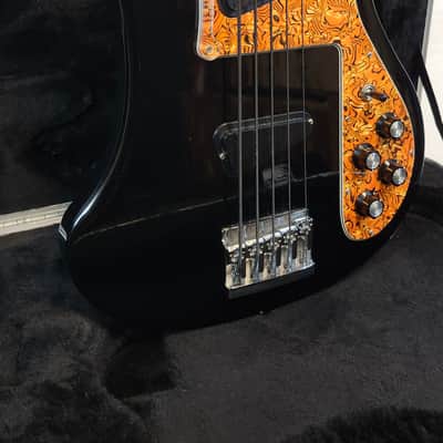 Rickenbacker 2019 4003S/5 Jetglo 5-String Bass, Custom Pickguard, OHSC image 5
