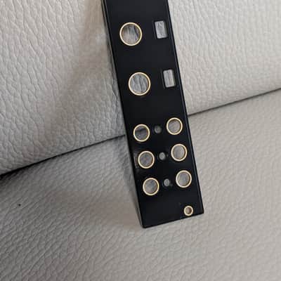 Oscillosaurus Shades Black alternate panel for mutable instruments eurorack module faceplate 1/2 image 2