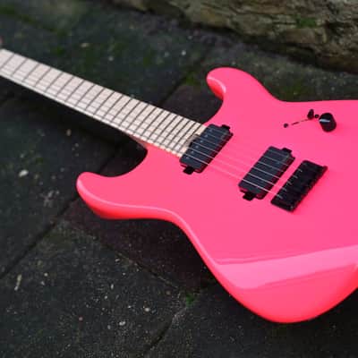 Charvel Sean Long Signature Pro-Mod San Dimas® Style 1 HH HT M - Neon Pink(1) image 7