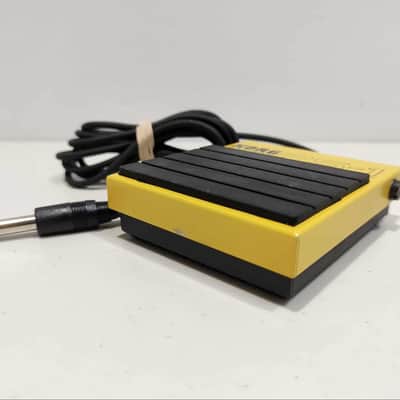 Korg PS1 Single Momentary Footswitch Sustain Pedal 2010s - Yellow image 2