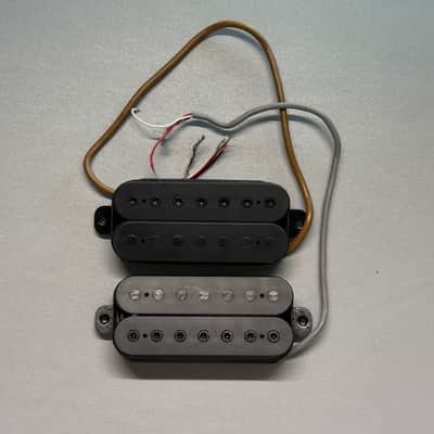 Ibanez Prestige V87 V77 7 String Electric Guitar Pickup Set Black Humbuckers Japan Bridge & Neck RG1527 image 1