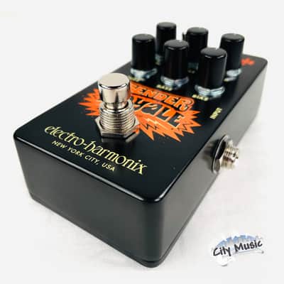 Used Electro-Harmonix EHX Bender Royale Germanium Fuzz Guitar Pedal Black ♫ image 3