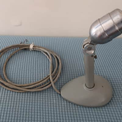 Vintage Electro-Voice Mic Microphone Chrome Classic Vocal Harp Harmonica Mic Model 630 With Stand Rare image 1
