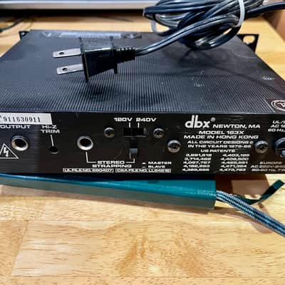 dbx 163X Over Easy Compressor / Limiter 1990s - Black image 3