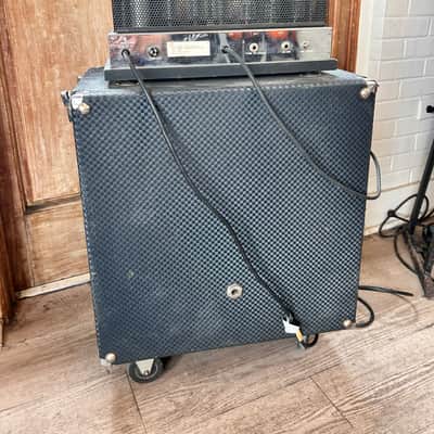 Ampeg B-15NC Portaflex 25-Watt 1x15" Bass Combo 1964 - 1965 - Checkered Blue Vinyl image 7