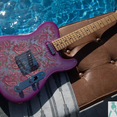 Fender Limited Edition Pink Paisley Telecaster with Maple Fretboard 2026 - Pink Paisley - Better Than New! w Pro Set Up image 11