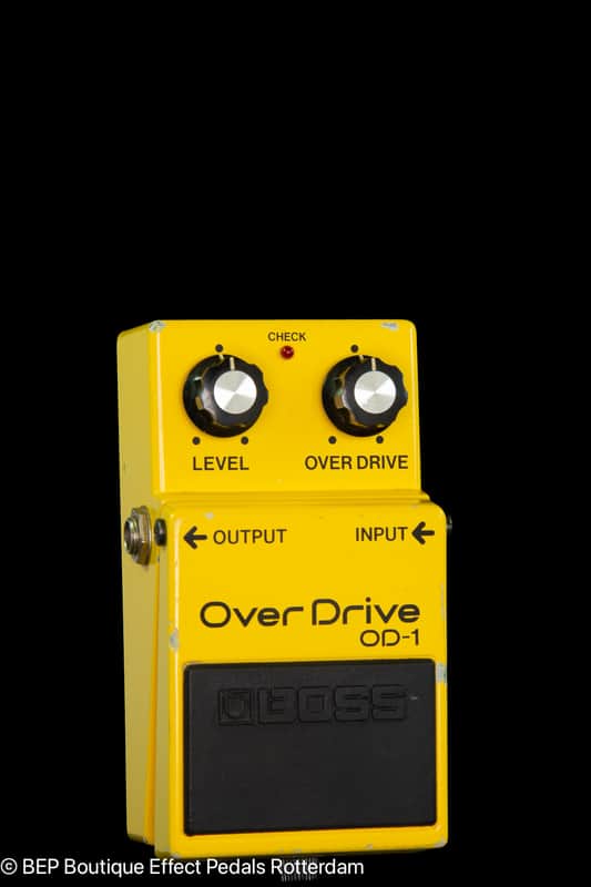 Boss OD-1 Overdrive 1983 Japan s/n 327400 with JRC4558DD op amp Japan image 1