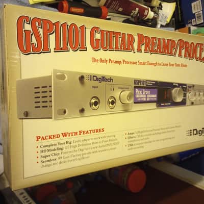 *SALE* [EXC] DigiTech GSP1101 Guitar Preamp / Processor + Control 2 Remote Foot Controller; w/OG Boxes, Manuals, Paperwork, Cabling image 1
