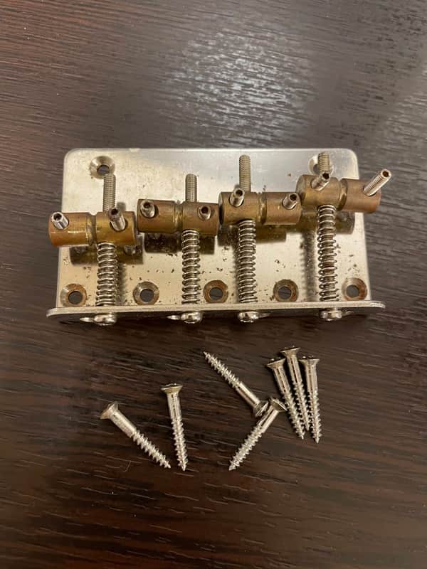 Fender P-Bass Bridge 2010s - Chrome image 1