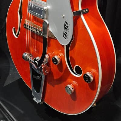 Gretsch G5420T Electromatic Classic Hollowbody Single-cut Electric Guitar with Bigsby - Orange Stain 2025 image 7