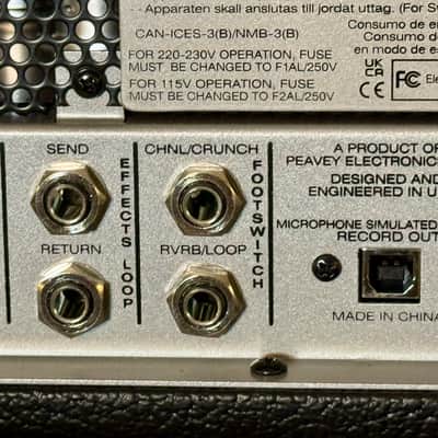 Peavey 6505 MH "Mini Head" 2-Channel (20W -5 W- 1W) USB Speaker Emulator image 13