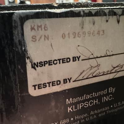 Klipsch KM6 speakers image 13