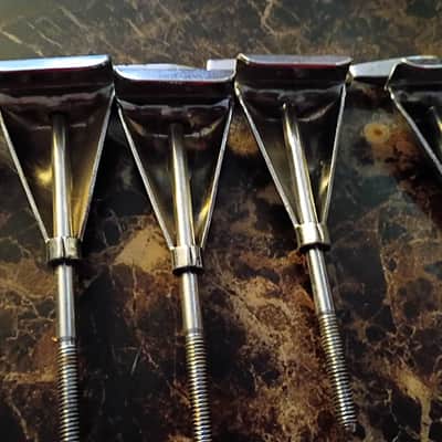 Remo Quadra Bass Drum Tension Rods and claws 80s image 9