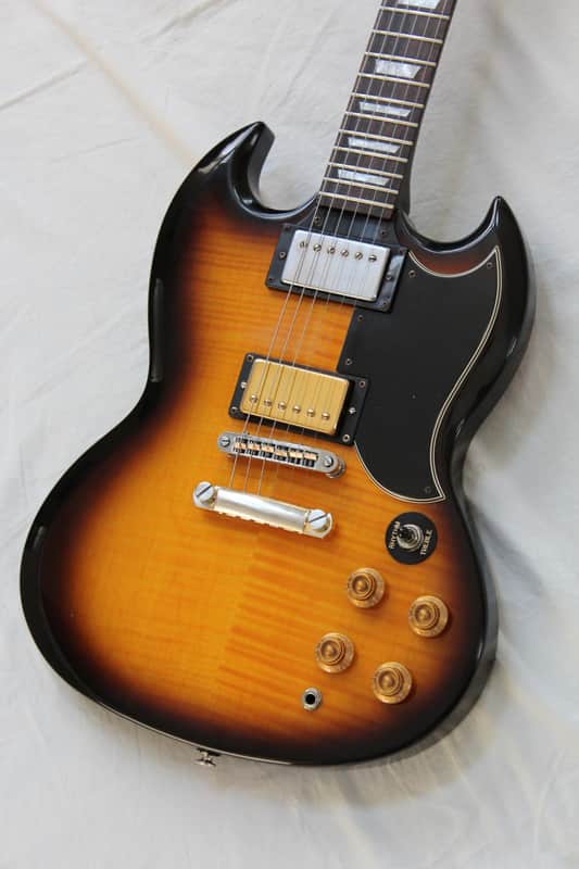 [希少カラー]Epiphone SG G-400 Deluxe サンバースト 希少カラー]Epiphone SG G-400 Deluxe サンバースト 希少カラー