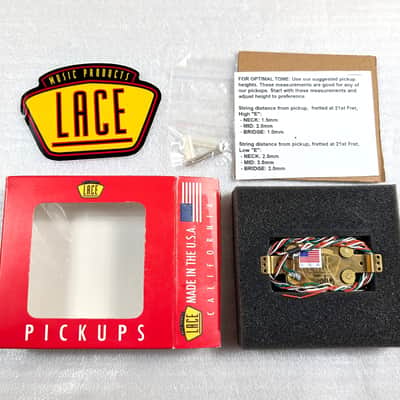LACE Hemi Humbucker Guitar Pickup - Neck Position, Chrome - NEW image 2