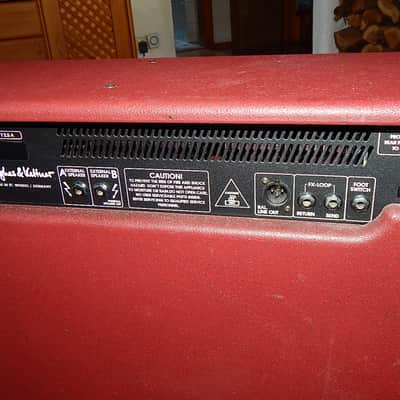HUGHES & KETTNER  BASSFORCE 300W Bass Verstärker 1990 - 2000 - bordeaux image 5