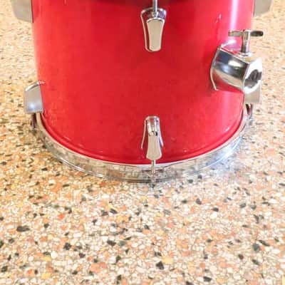 Percussion Plus 10x12 Rack Tom Drum Red Wrap image 5