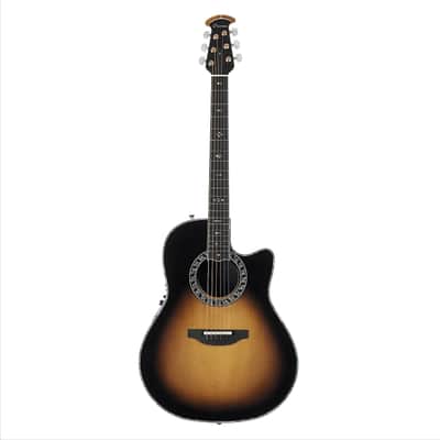 アコースティックギター　ovation Amazon.com: Ovation Celebrity Elite CE44-5 A/E Guitar - Black