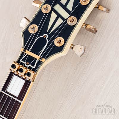 1987 Burny LC-100YS Yasu Signature Vintage Guitar Snow White w/ Tremolo & Case, Japan Fernandes image 4