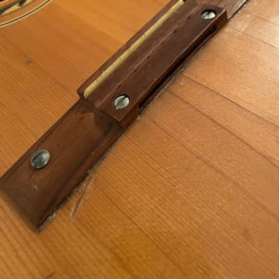 1960’s Made in Japan Silvertone  Acoustic Classical Guitar model #2688  Natural wood image 23