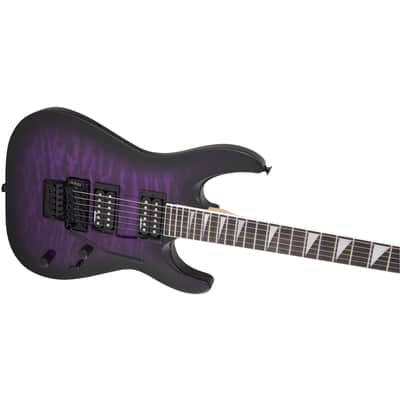 Jackson JS Series Dinky Arch Top JS32Q DKA Guitar - Transparent Purple Burst image 3