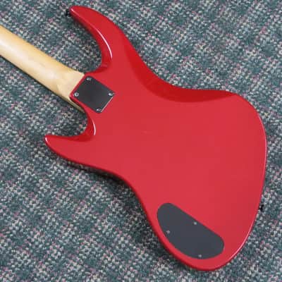 2000 DeArmond by Guild Pilot 4 String Bass Red! w/gigbag image 3