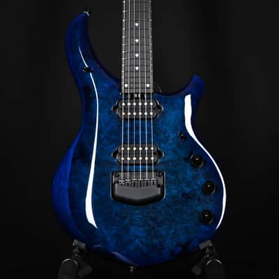 Ernie Ball Music Man BFR Majesty 6-String (15/100)- Blue Ink Quilt (M018642) image 1
