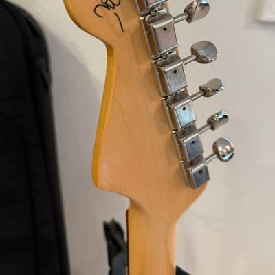 Fender Limited Edition John Mayer Stratocaster - Charcoal Frost Metallic with Racing Stripe 1/100 image 11