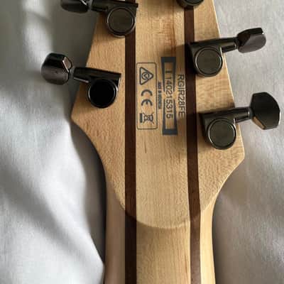 Ibanez RGIR28FE-BK Iron Label 2014 - Black image 6