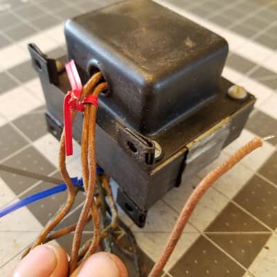 Woodward Schumacher 68P106 Transformer 240-0-240 / 12.6 V Webcor Vintage Power Tested Tube Amp Project 1961 image 3