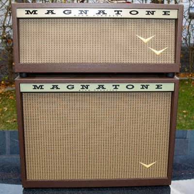 Magnatone Twilighter Stereo 22+22-Watt 2x12" Guitar Amp Half Stack