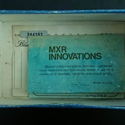 1970s - Boxed - Rare Vintage MXR MX-103 Script Blue Box 1973 - 1975 - Blue image 19